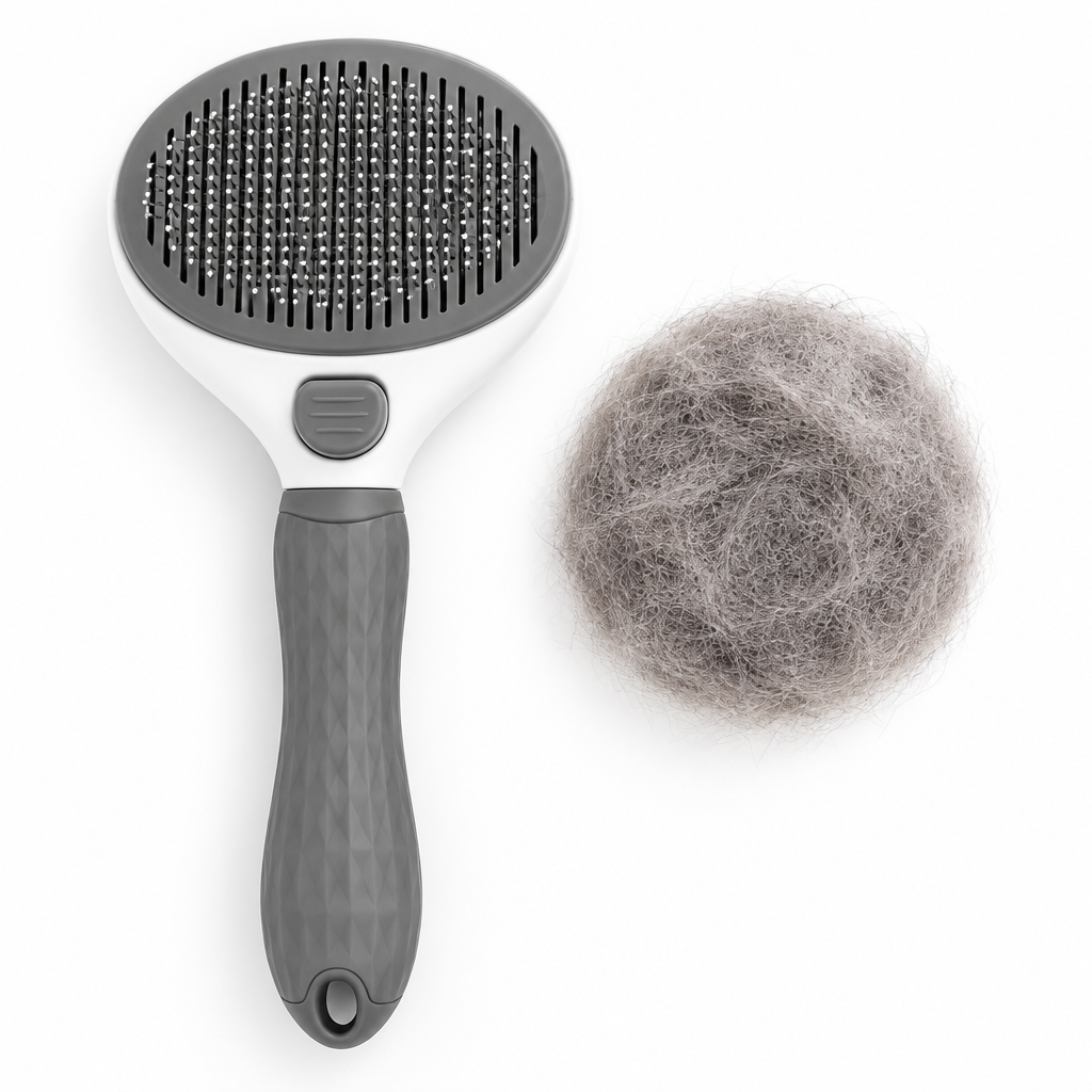 Self-Cleaning Pet Grooming Brush