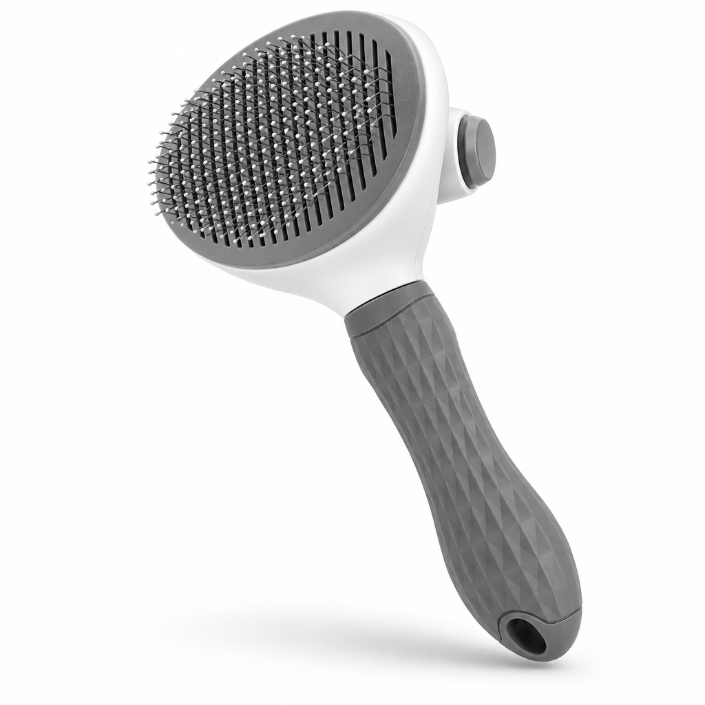 Self-Cleaning Pet Grooming Brush